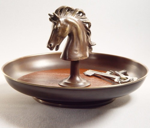 Patera do gabinetu z motywem konia