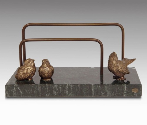 Listownik z ptaszkami - przybornik na biurko