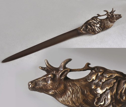 Nóż do papieru z motywem jelenia