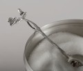 Elegancki prezent - posrebrzana łyżeczka z motywem dębu