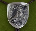 Upominek dla myśliwego - krawatnik z dzikiem, biżuteria myśliwska