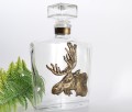 Prezent dla myśliwego - karafka do alkoholu z łosiem