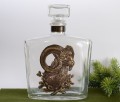 Prezent myśliwski - ozdobna karafka do alkoholu  z muflonem