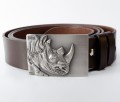 Prezent myśliwski - pasek z nosorożcem