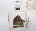 Prezent dla myśliwego - ozdobna karafka do alkoholu z dzikiem