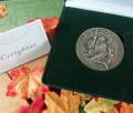 Medal ze św. Hubertem - okazjonalna pamiątka do grawerowania