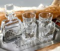 Zestaw do whisky karafka, taca, szklanki