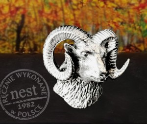 Przypinka myśliwska - muflon