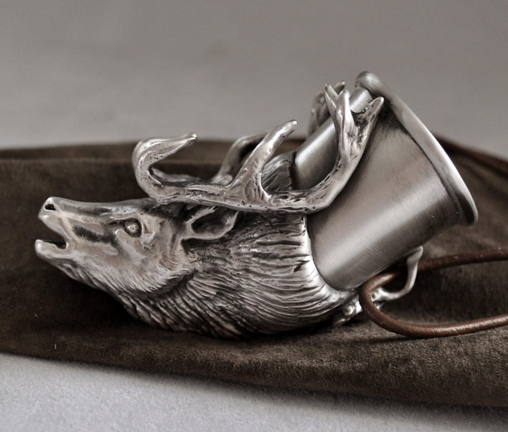 Kulawka z jeleniem - upominek dla myśliwego