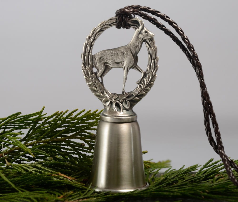 Kulawka z sarną srebrzona