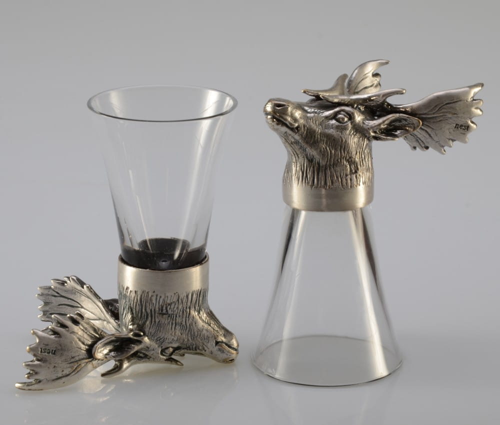 Kieliszek myśliwski z danielem