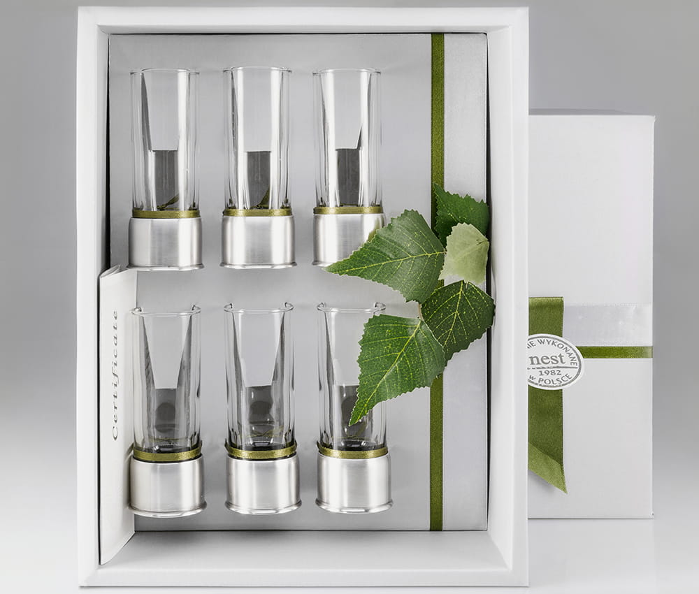 Kieliszki do shotów naboje - prezent dla myśliwego