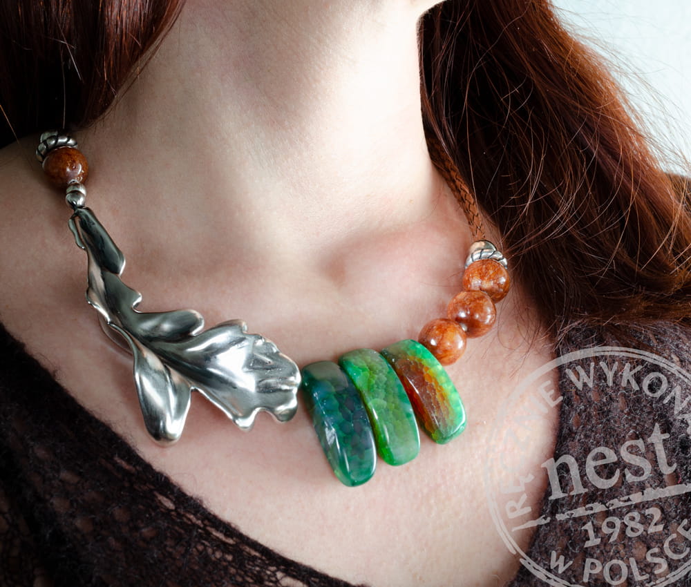 Prezent dla leśniczki, Diany - naszyjnik natura