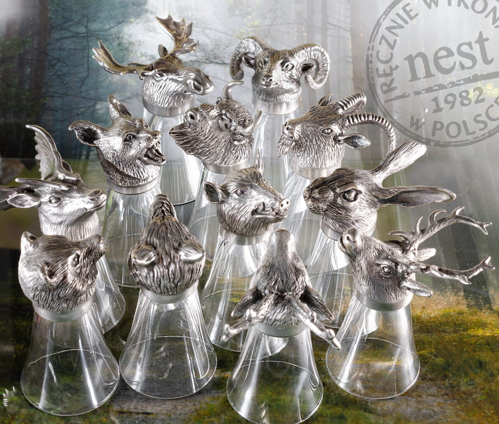 Kieliszki myśliwskie - kolekcja Nest