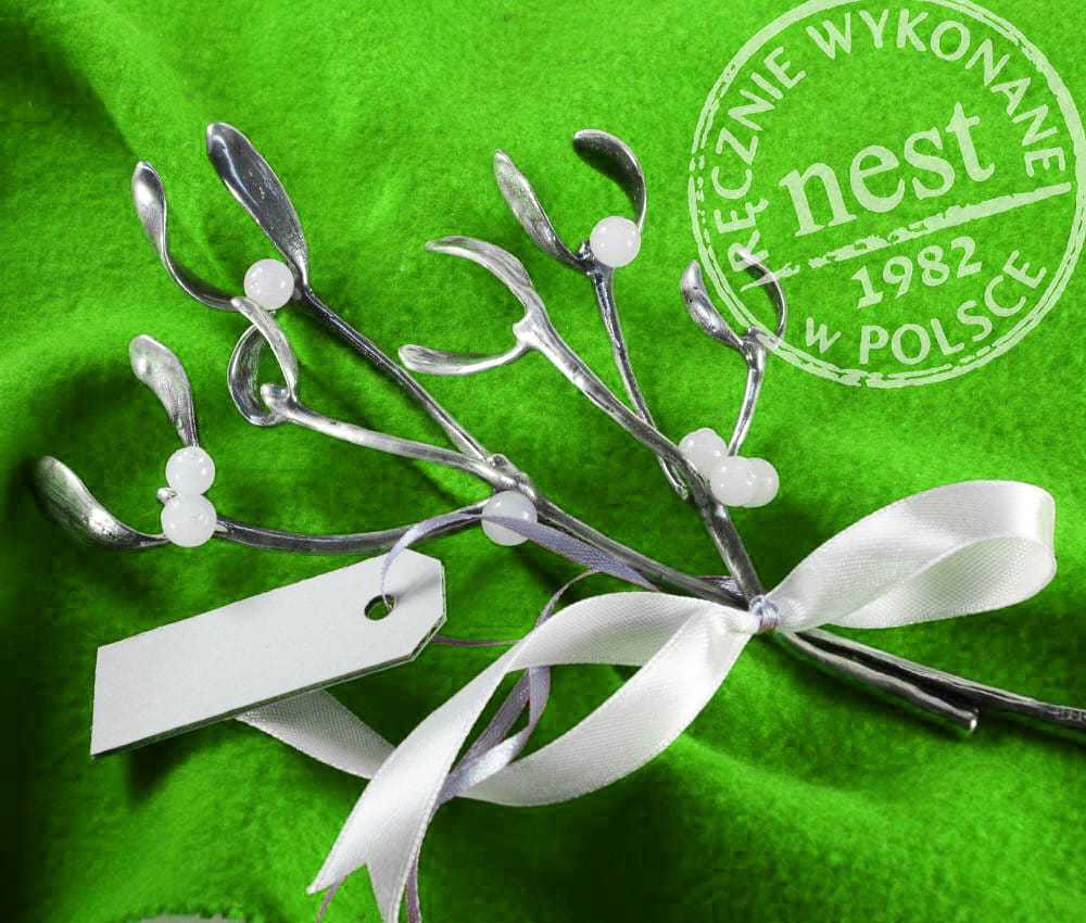 Srebrzona gałązka jemioły