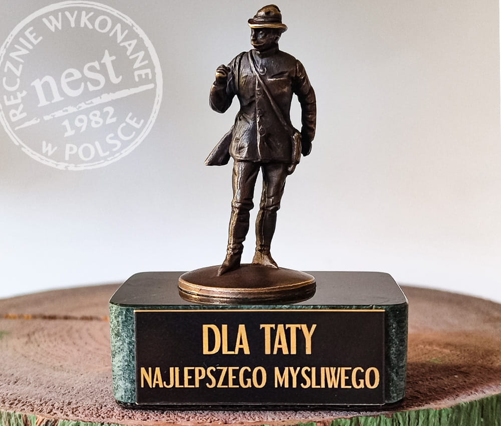 Mała rzeźba - myśliwy