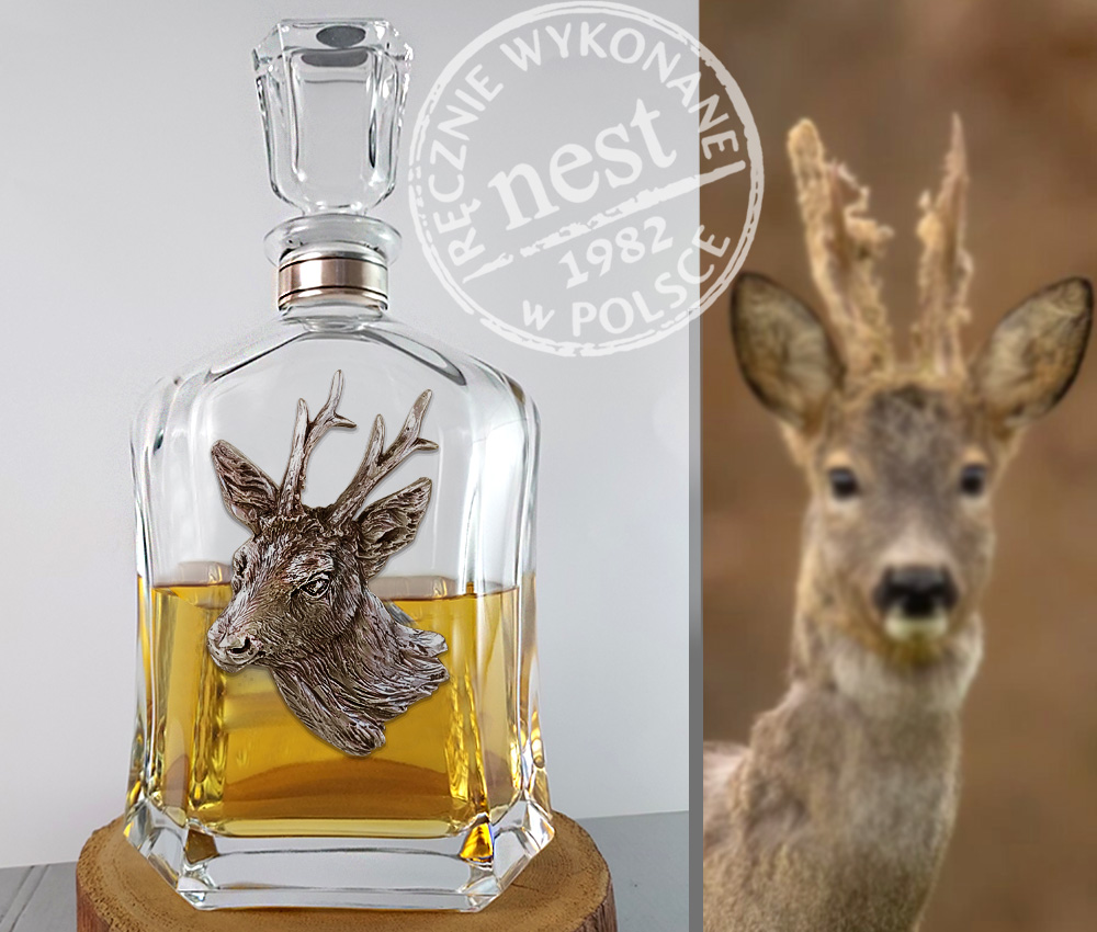 Karafka z koziołkiem